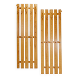 Pair of Slatted Wall Coat Racks