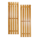 Pair of Slatted Wall Coat Racks