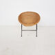 Rattan and metal lounge chair, The Netherlands 1950