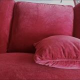 The Conran Shop Red Velvet Armchair