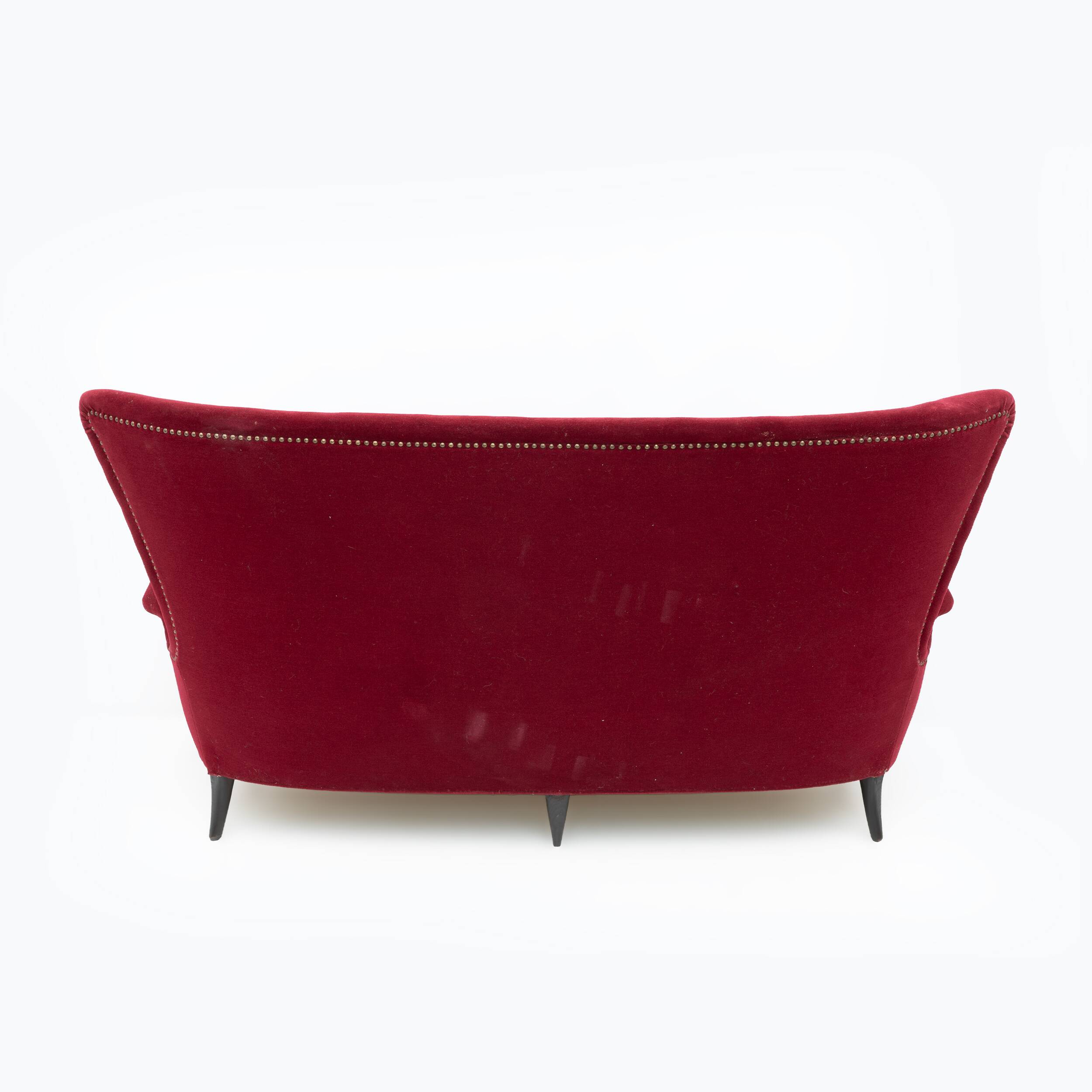 Gio Ponti Art Dèco Italian Sofa from Hotel Bristol Merano, 1950s