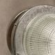 Vintage wall light in aluminium and glass, Italy, 1960s