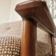 Banquette day bed en chêne design 1970