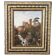 Landscape With A Castle, Oil On Canvas, Signed M.g., Italy, 18th Century