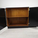 Modernist art deco black lacquered buffet