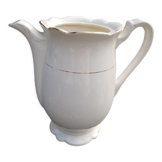 Carafe à café porcelaine sarreguemines