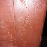 MOREAU-stamped mahogany scriban burreau
