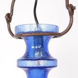 Stalactite blue glass pendant lamp by Nanny Still for Raak, 1960s