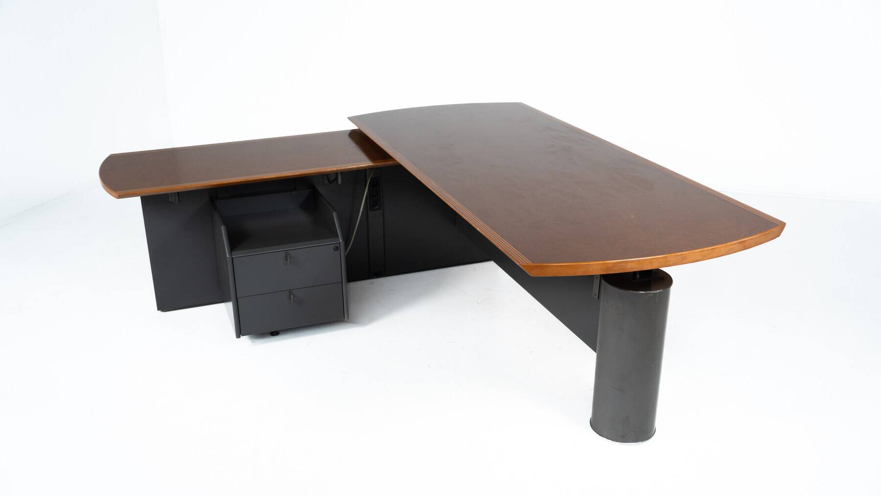 Large Artona Desk by Afra & Tobia Scarpa for Maxalto, 1970s