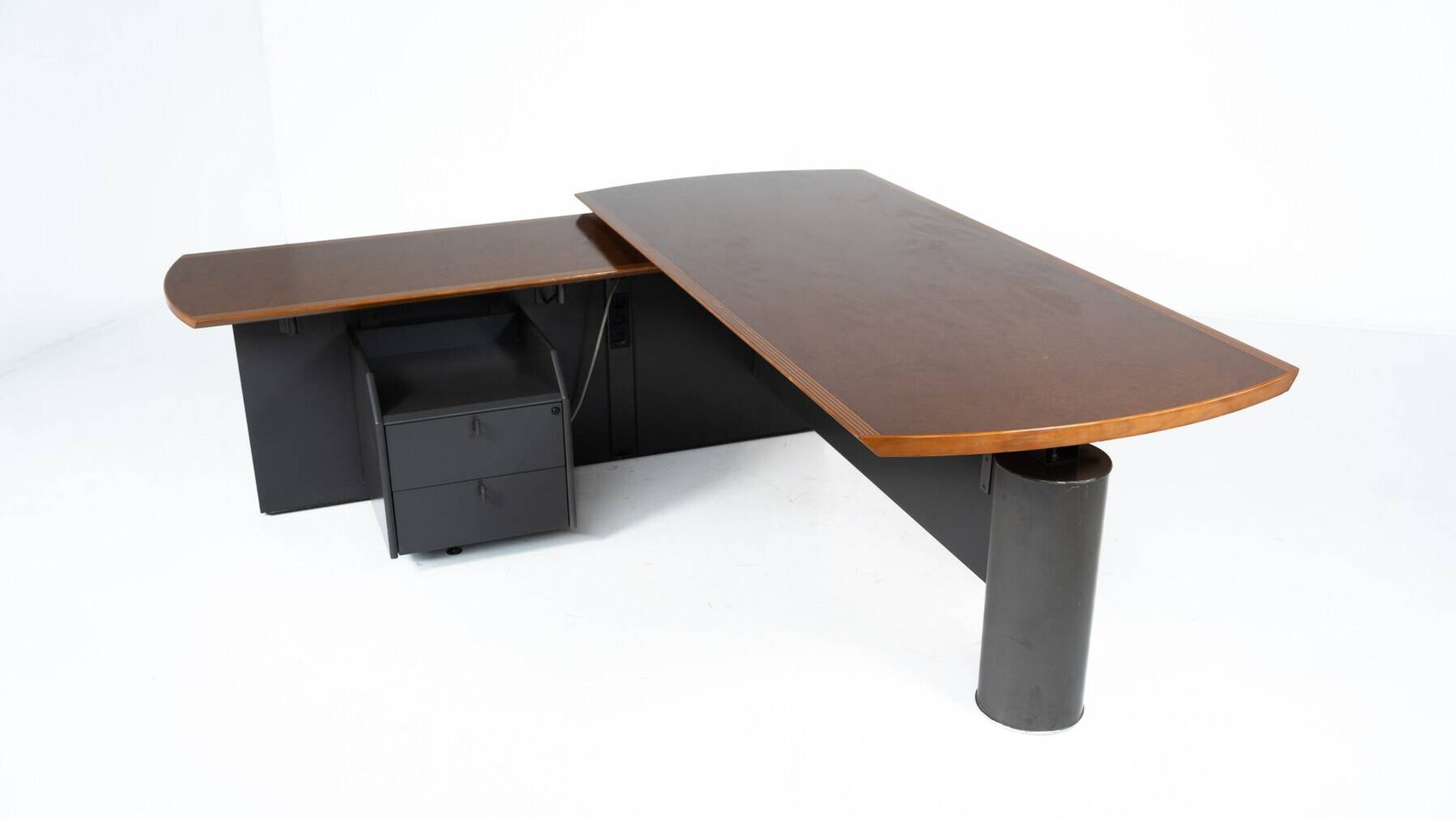 Large Artona Desk by Afra & Tobia Scarpa for Maxalto, 1970s