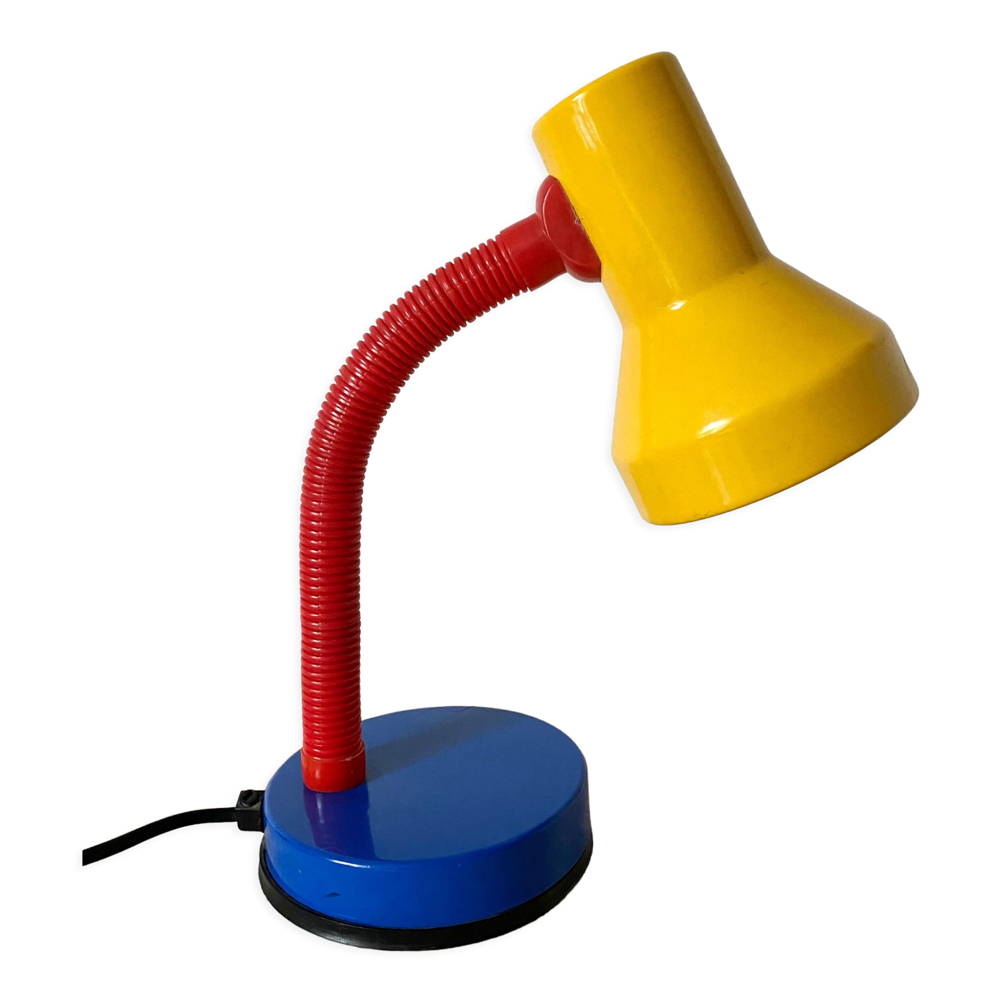 Desk lamp 80s tricolor