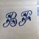 Embroidered antique tablecloth
