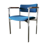 Tubular steel armchair Kiki by Ilmari Tapiovaara for Merva Finland 1960
