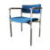 Tubular steel armchair Kiki by Ilmari Tapiovaara for Merva Finland 1960