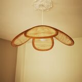 Suspension canvas and bamboo