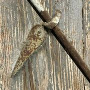 Pair of old shutters