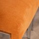 Pair of 80s vintage chairs velvet orange Italian design