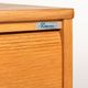 Kinnarps Oak Tambour Document Cabinet, Sweden