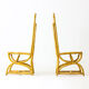 Tropical vintage bamboo chairs