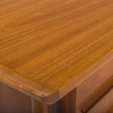 Danish Teak Executive Desk by Arne Vodder for H.P. Hansen, 1960s