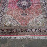 Sino ghoum handmade persian oriental rug in silk 250 x 158