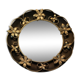 Black witch mirror of the 60s - 43cm