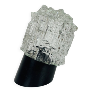 Applique RZB verre ciselé,