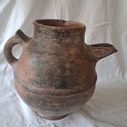 Ancient pottery, jug, traditional Berber/Kabyle in terracotta.