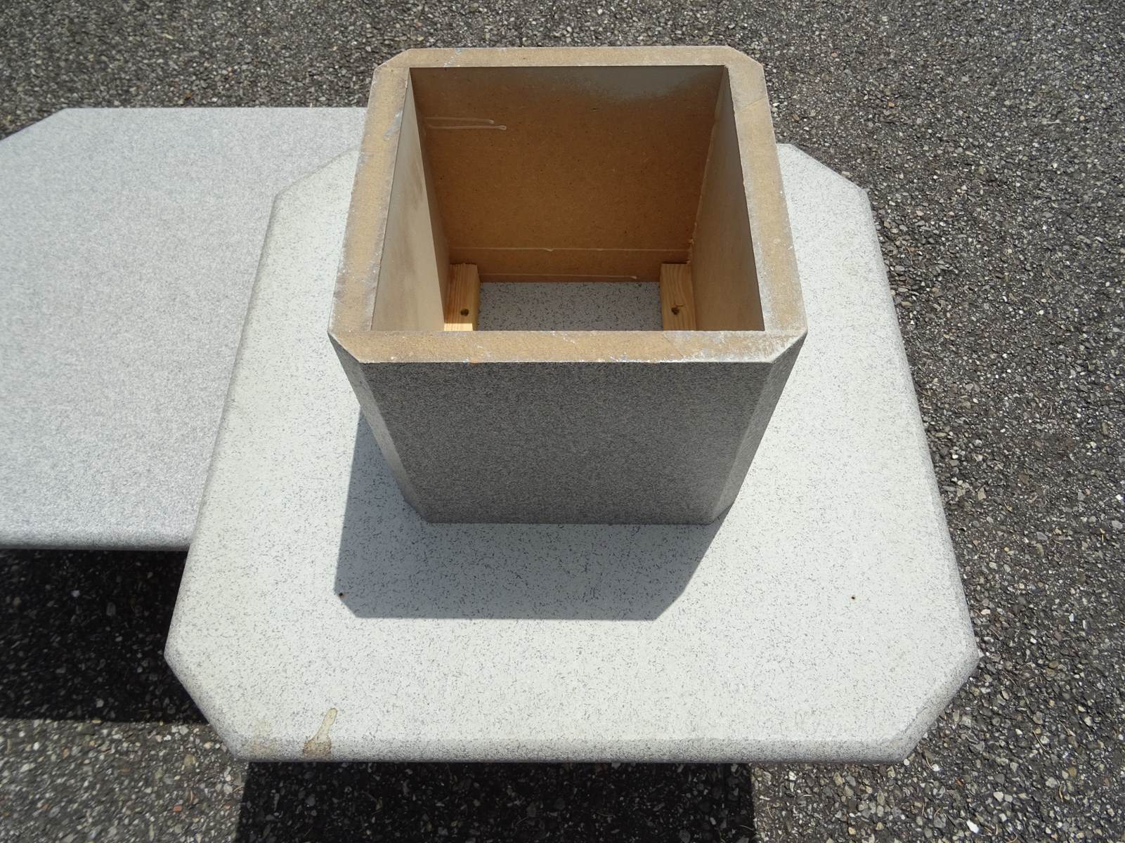 Set of 3 modular coffee tables 80s