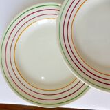 4 flat plates Gien model Jean