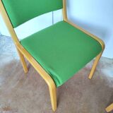 Chaises bois courbé design Wilhelm Ritz pou Wilkhahn années 60