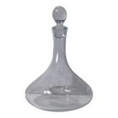 carafe à vin avec bouchon en cristal de Bohème