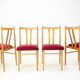1970s Set of Four Dining Chairs, Czechoslovakia