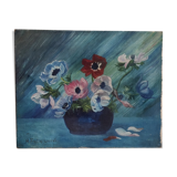 Painting on canvas by H. Fretin-Lunel