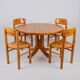 Set of 4 pine chairs by Rainer Daumiller, Denmark, 1970s