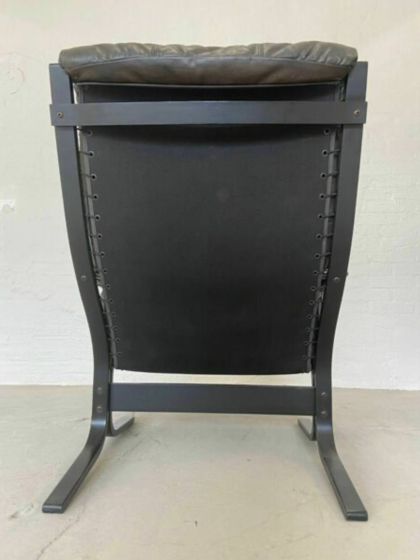 Vintage Mid Century Ingmar Relling Leather Lounge Chair