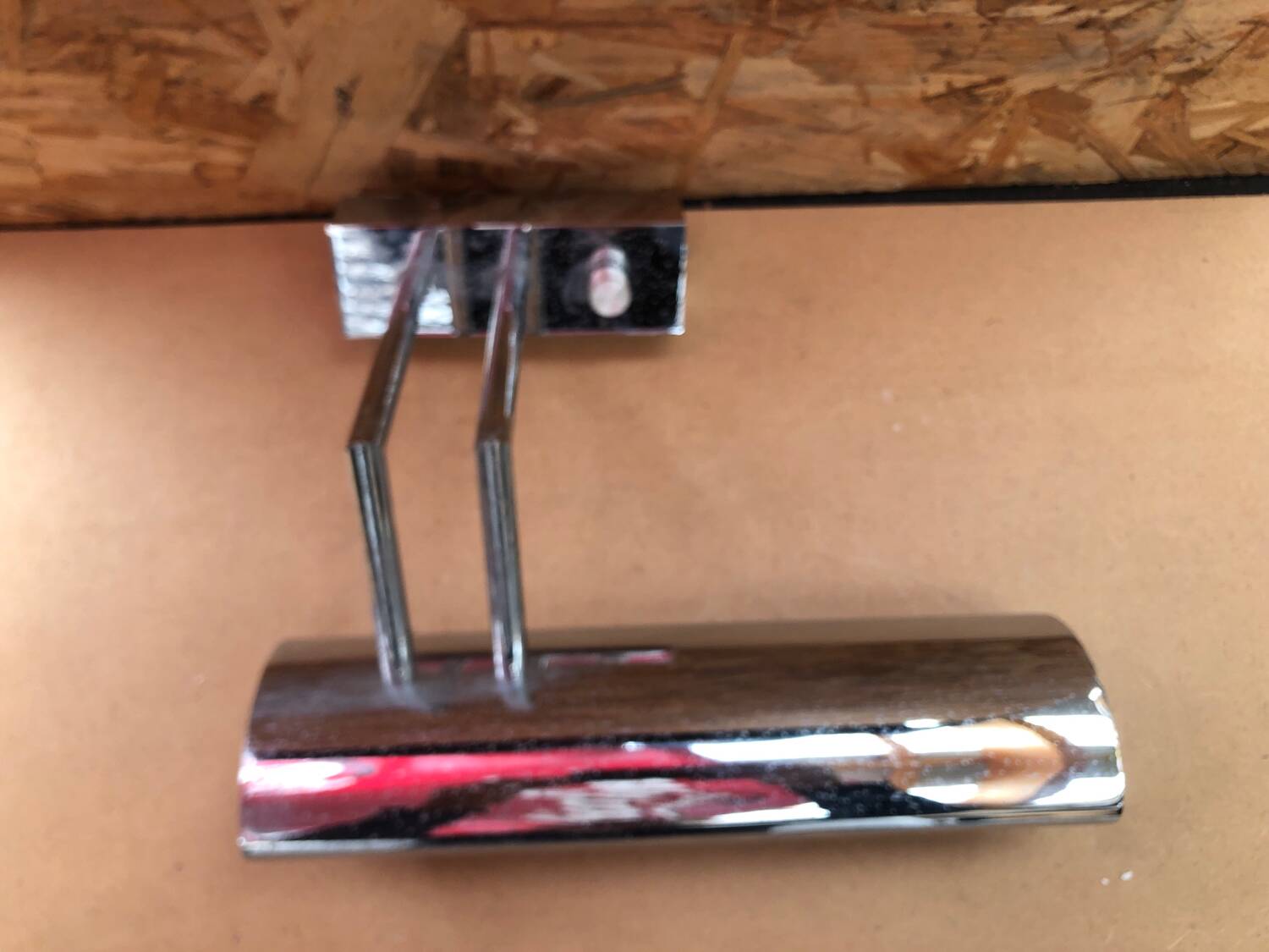 Old Mauro Marzollo Style TVE Wall Lamp Chromed Metal Milano Vintage