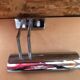 Old Mauro Marzollo Style TVE Wall Lamp Chromed Metal Milano Vintage