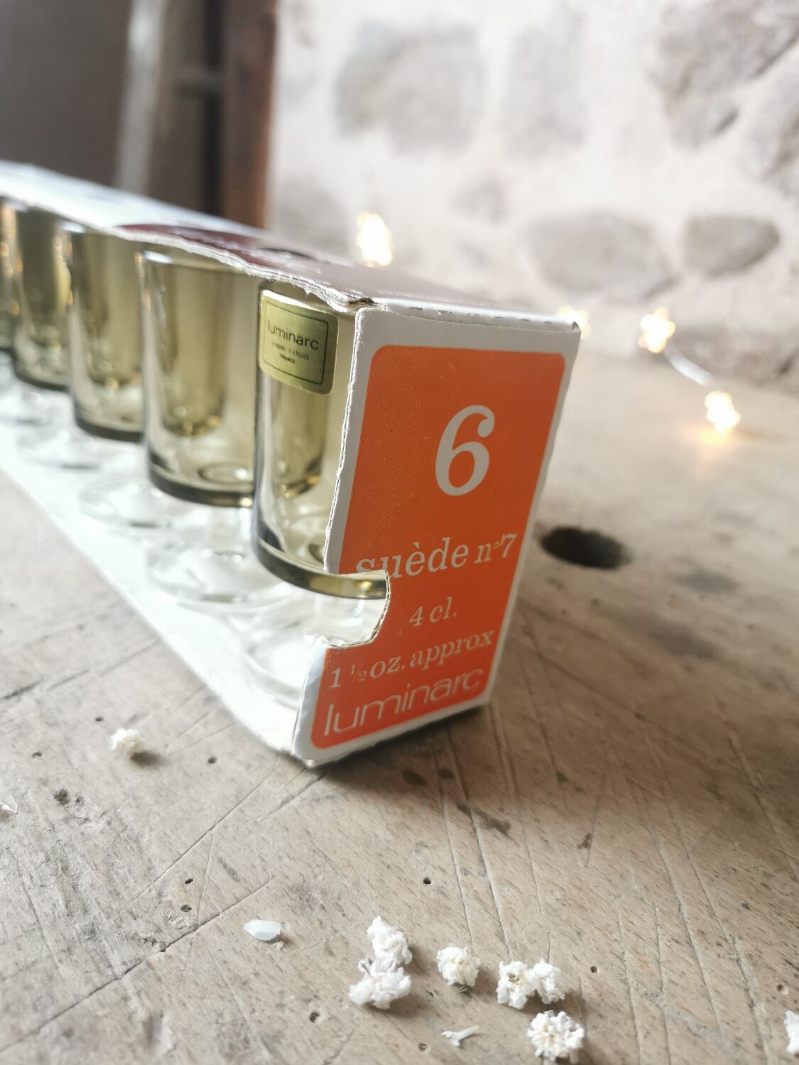 6 vintage luminarc lenses