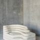 Terrazza sofa, Ubald Klug, De Sede, white leather