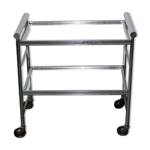 Chariot de bar aluminium 2 plateaux