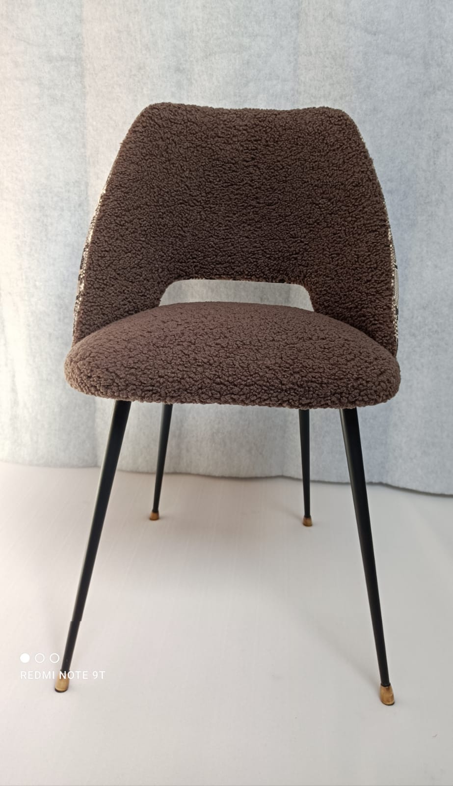 1960s barrel chair, art restoration