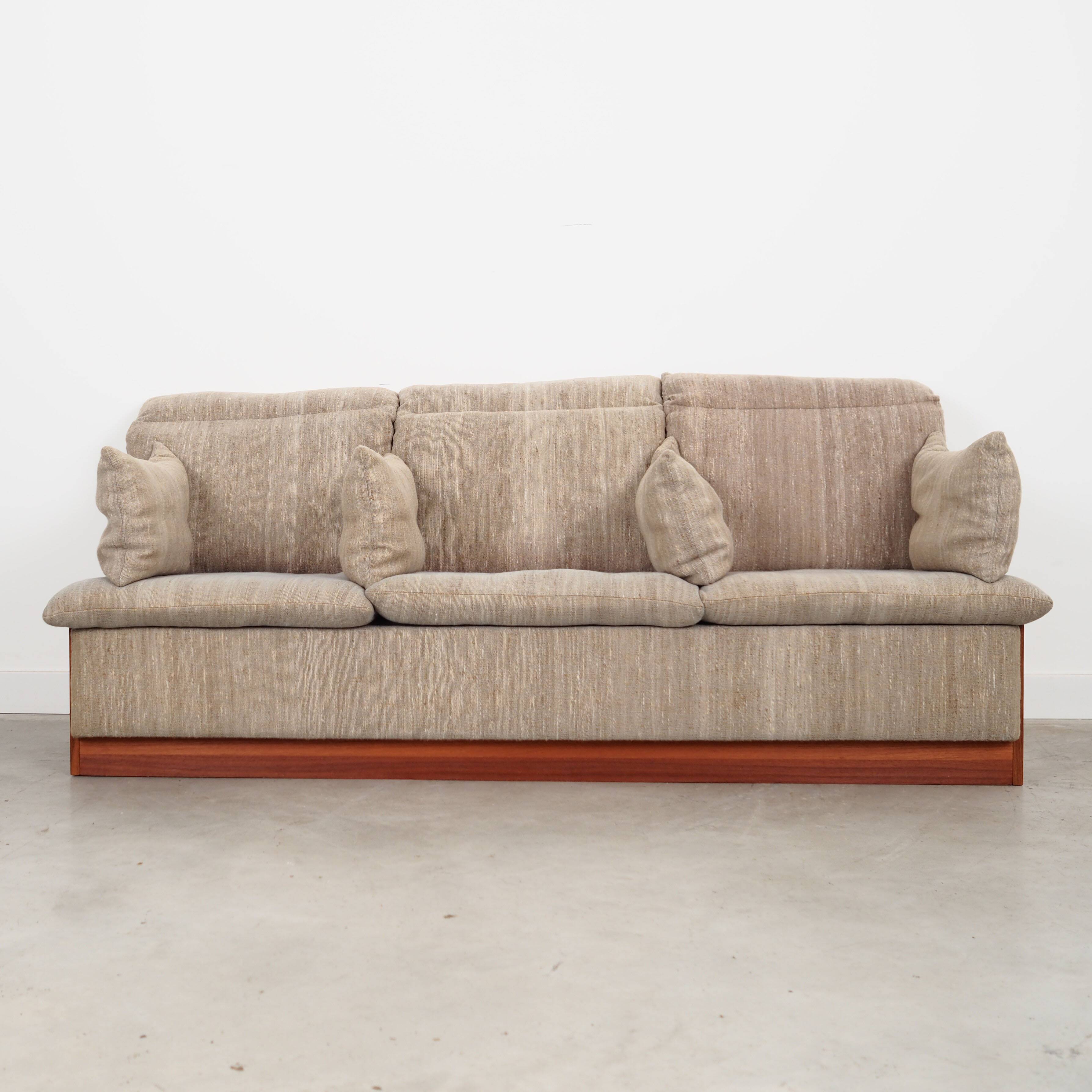 Teak sofa, Danish design, 1970s, production: Denmark