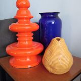 Free-form ceramic vase