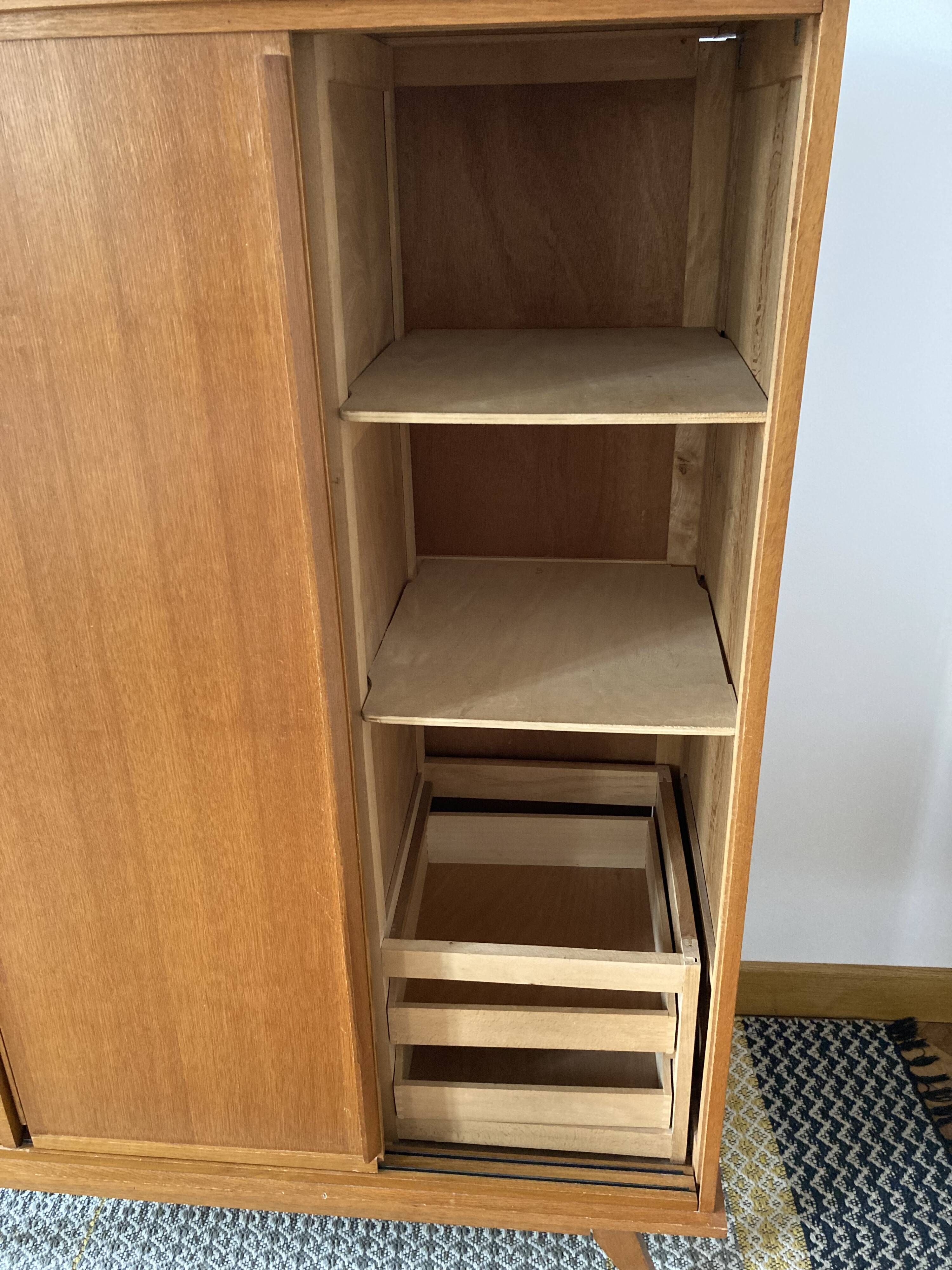 Wardrobe feet compass sliding doors