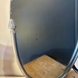 Oval beveled mirror