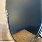 Oval beveled mirror