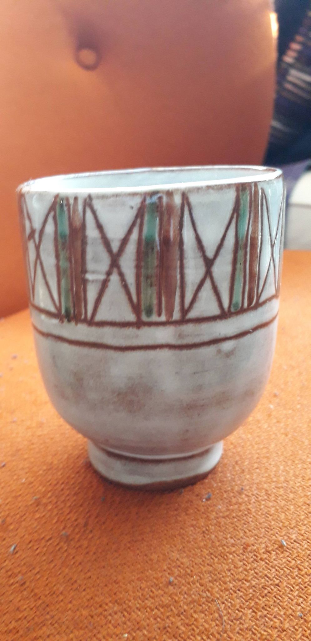 Vintage Vallauris vase by Jean Rivier