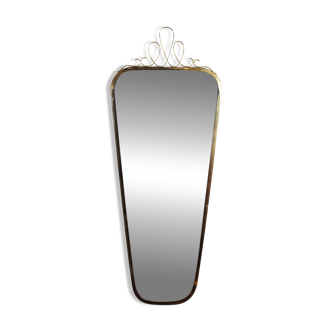 Free-form brass mirror