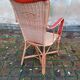 Fauteuil en rotin année  70